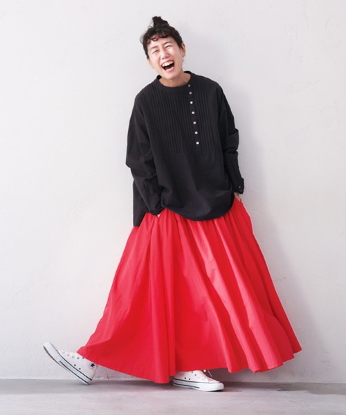 大人のための、赤いスカート。（スカート）｜soulberry（ソウルベリー