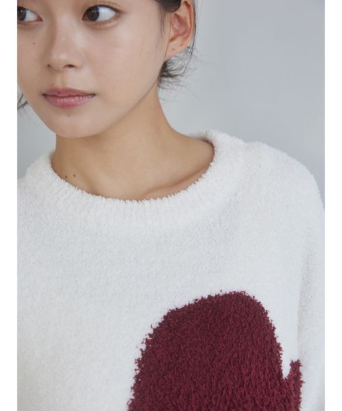 セール】【ONLINE限定】ハートジャガードプルオーバー＆ショートパンツ