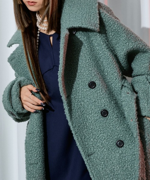 Ezick（エジック）の「Multi-use deep slit ロングコート（その他