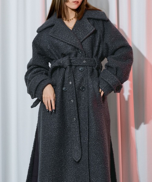 Ezick（エジック）の「Multi-use deep slit ロングコート（その他