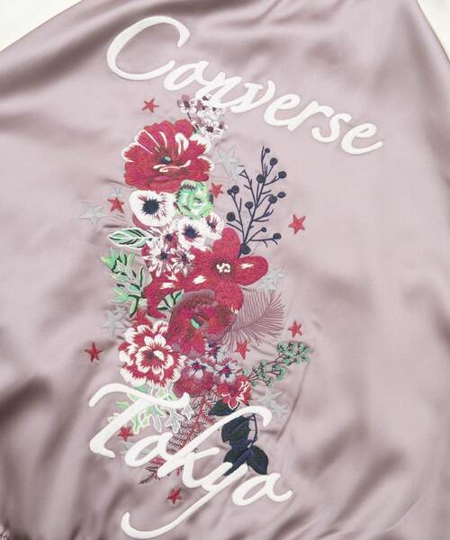 SATIN SHORT SOUVENIR JACKET（スカジャン）｜CONVERSE TOKYO