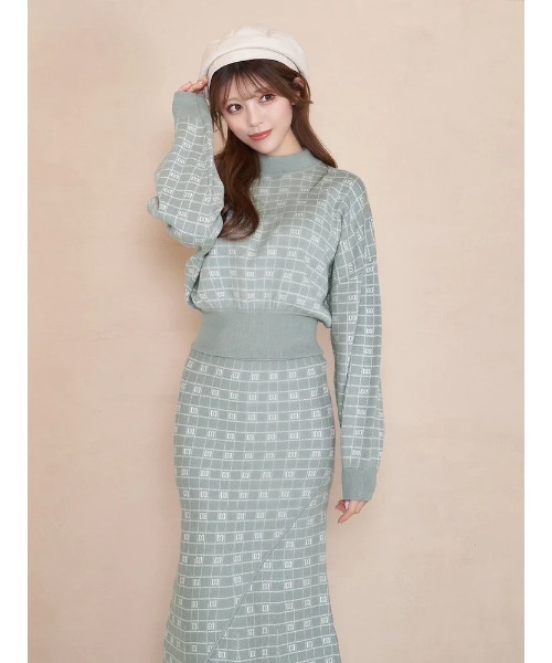 DDロゴボリュームニットトップス（ニット/セーター）｜Darich