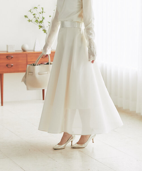 最強愛され】オーガンサーキュラースカート（スカート）｜La boutique
