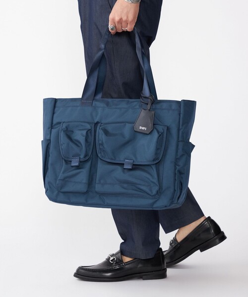 WEB限定】SHIPS: ビズ ワイド ブリーフ トート バッグ（トートバッグ