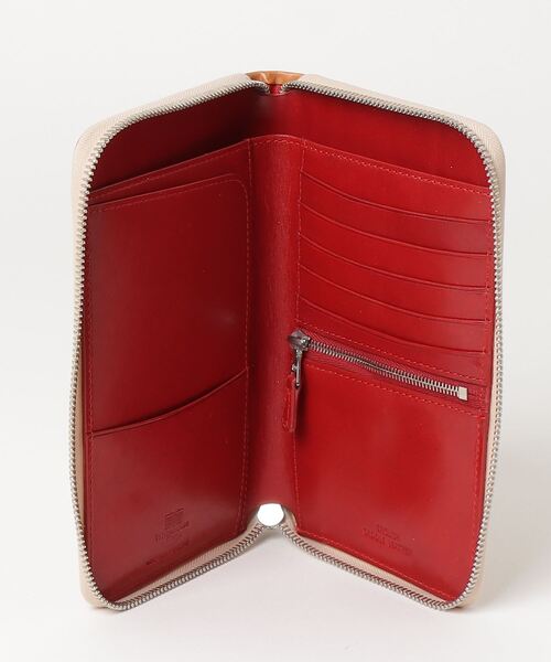 セール】WHITEHOUSE COX ZIP ROUND TRAVEL WALLET ホワイトハウス