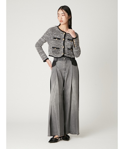 セール】ボックスタックワイドデニムパンツ（デニムパンツ）｜FRAY I.D