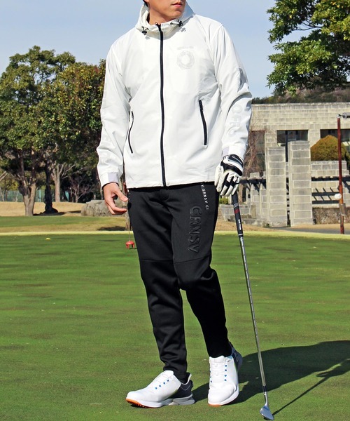 セール】ゴルフジャケット ゴルフウェア フードパーカー ジェル