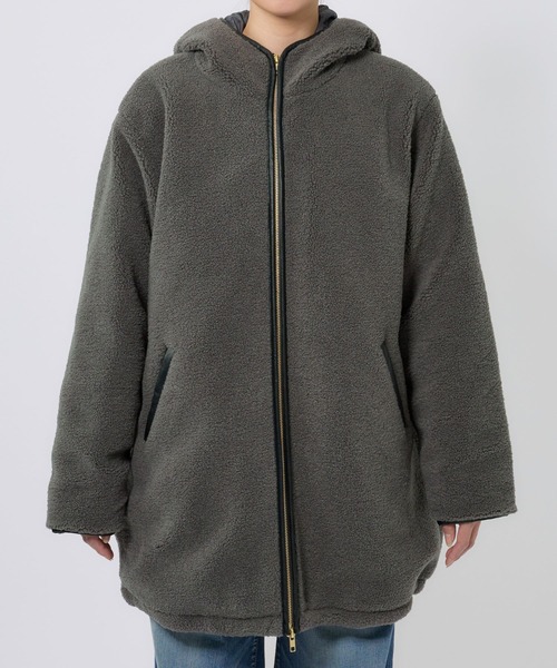 セール】BARNYARDSTORM / ボアフーディーコート（その他アウター