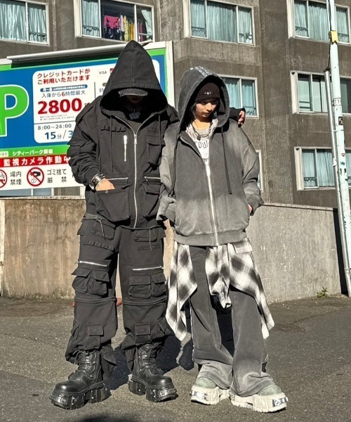 セール】【RACER WORLDWIDE】Faded Metallic Track Hoodie