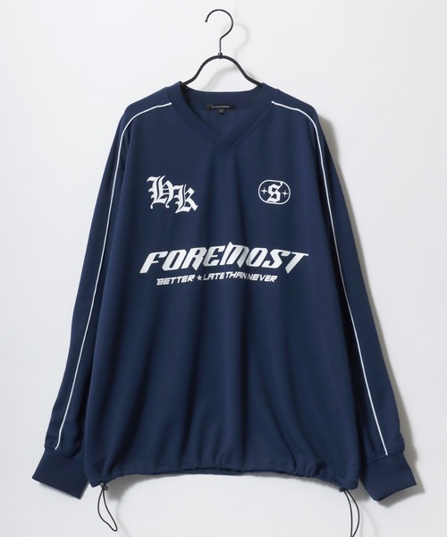 Lazar（ラザル）の「Soccer Game Shirt LS Tee/オーバーサイズ