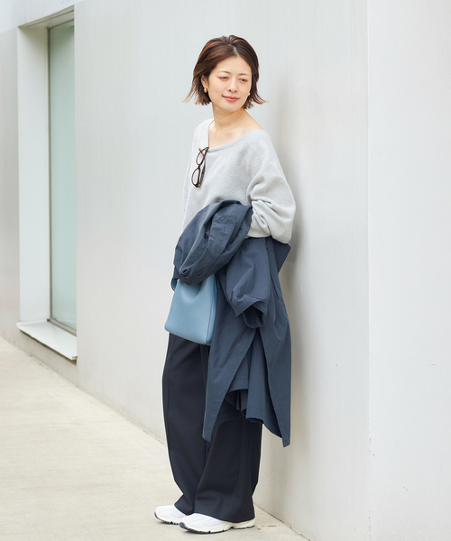 plage（プラージュ）の「2WAY ラグラン Back V プルオーバー（ニット