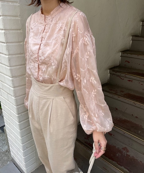 I_am（アイアム）の「flower embroidery blouse（シャツ/ブラウス