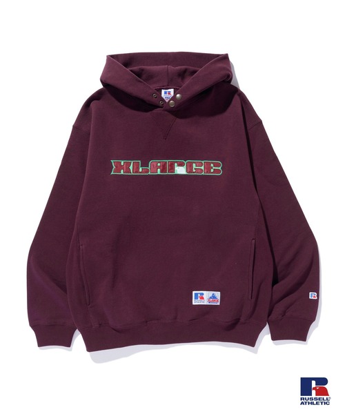 XLARGE×RUSSELL ATHLETIC PULLOVER HOODED SWEATSHIRT（パーカー