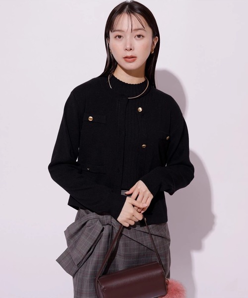 金釦ニットアンサンブル（ニット/セーター）｜Mystrada（マイ