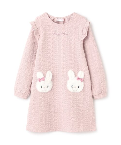 セール】動物アップリケ カットワンピース（ワンピース）｜mezzo piano