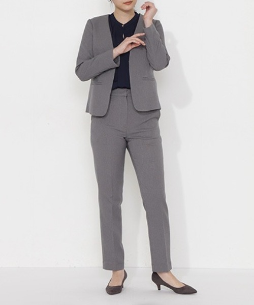 セットアップノーカラージャケット（ノーカラージャケット）｜NATURAL