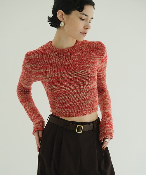 CLANE（クラネ）の「COTTON SHORT KNIT TOPS（ニット/セーター）」 - WEAR