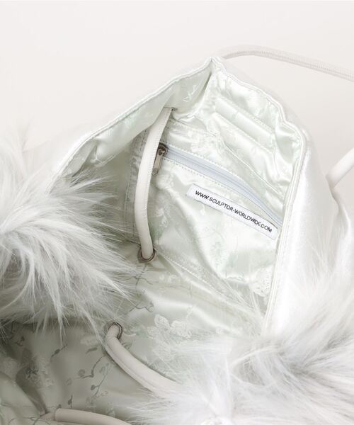 SCULPTOR（スカルプター）の「Fluffy Slouchy Satin Bag/フラフィー