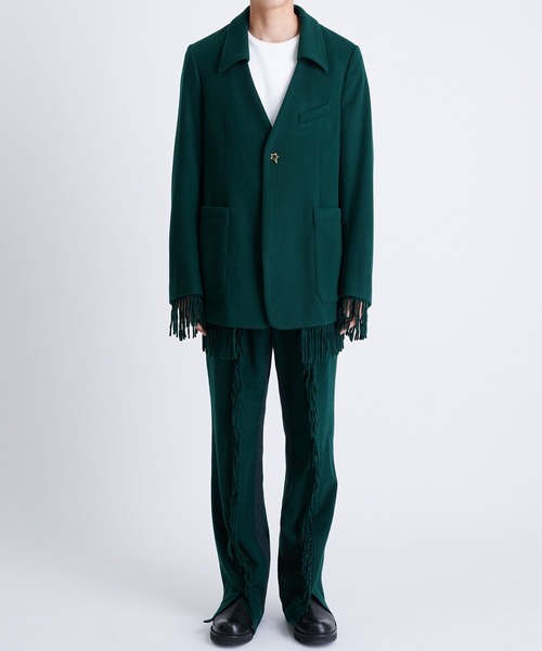 セール】【BED j.w. FORD/ベッドフォード】Lapel-less Jacket