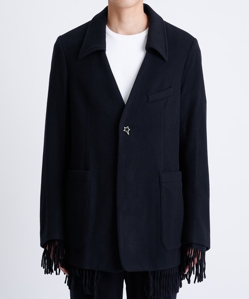 セール】【BED j.w. FORD/ベッドフォード】Lapel-less Jacket