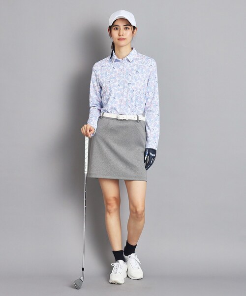 adabat（アダバット）の「◇ストレッチ素材 台形スカート（スカート