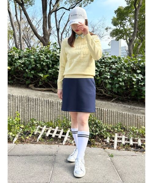 adabat（アダバット）の「◇ストレッチ素材 台形スカート（スカート