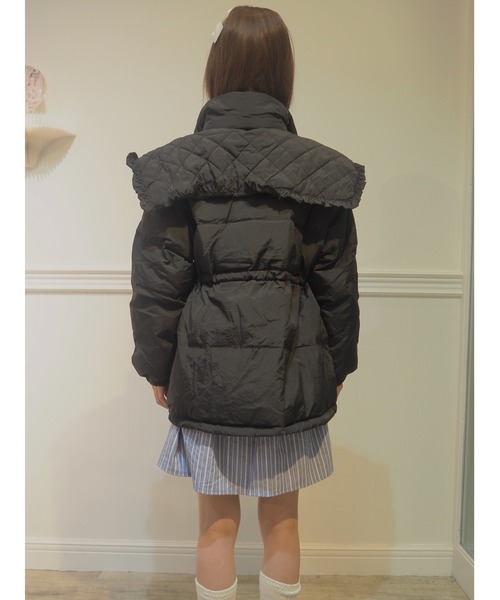 LA POMME petit（ラポミ・プチ）の「襟取り外し可能/天然羽毛90%の極暖