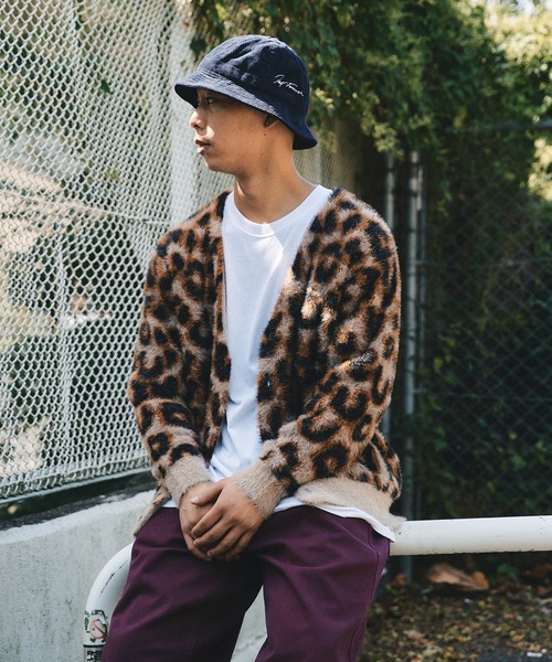 HUF（ハフ）の「HUF LEOPARD CARDIGAN / HUF カーディガン