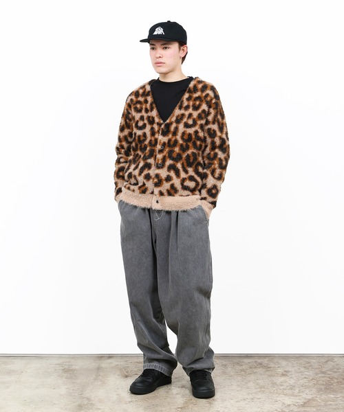 HUF（ハフ）の「HUF LEOPARD CARDIGAN / HUF カーディガン