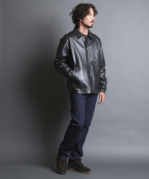 Magine（マージン）の「LAMB LEATHER COACH JKT:ラムレザー コーチ