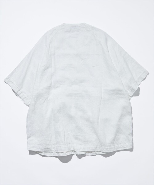 CAHLUMN/カウラム Linen Baseball Shirt/リネン ベースボールシャツ