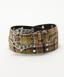 AFB（エーエフビー）の「AFB / エーエフビー FLANNEL CHECK BELT