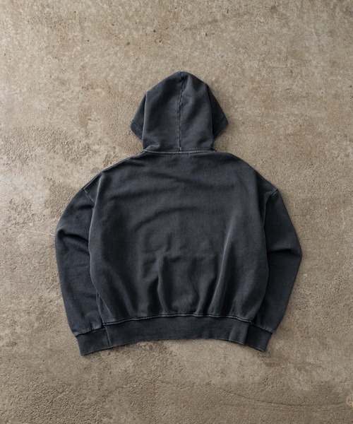 ADAMASTE（アダマスト）の「Double Zip-Up Short Hoodie - ダブル