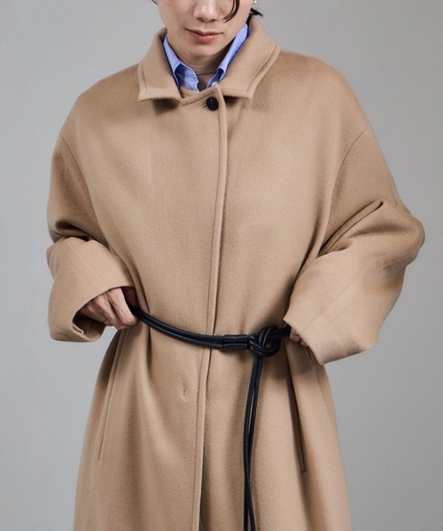 ピュアカシミヤナロートレンチコート（トレンチコート）｜SALON adam