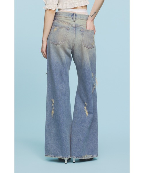 SLY（スライ）の「DAMAGE J/W FLARE PT-C ダメージ ジャストウエスト