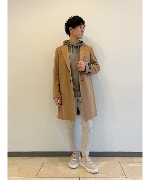 AOURE（アウール）の「ポンチスェード シングルライダースジャケット