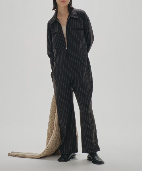 TODAYFUL（トゥデイフル）の「TODAYFUL Stripe Zip Combinaison