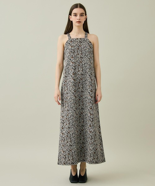 FUMIE＝TANAKA(フミエタナカ)】フラワージャガードワンピース