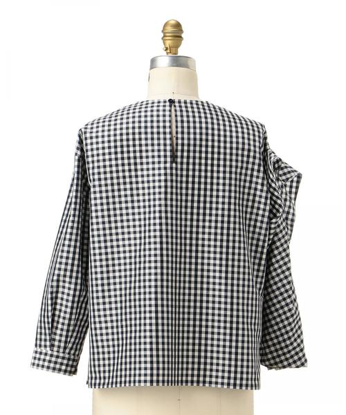 Drawer（ドゥロワー）の「Drawer ギンガムチェック ブラウス（シャツ