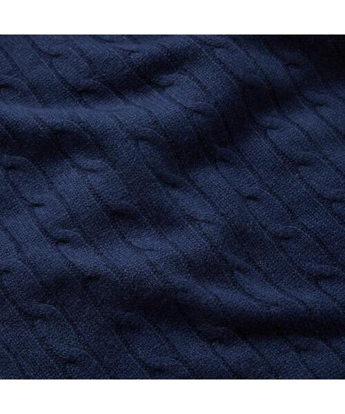 ケーブル カシミヤ スロー ブランケット（ブランケット）｜POLO RALPH