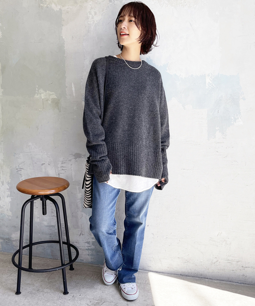 Spick & Span（スピックアンドスパン）の「ロングリブプルオーバー