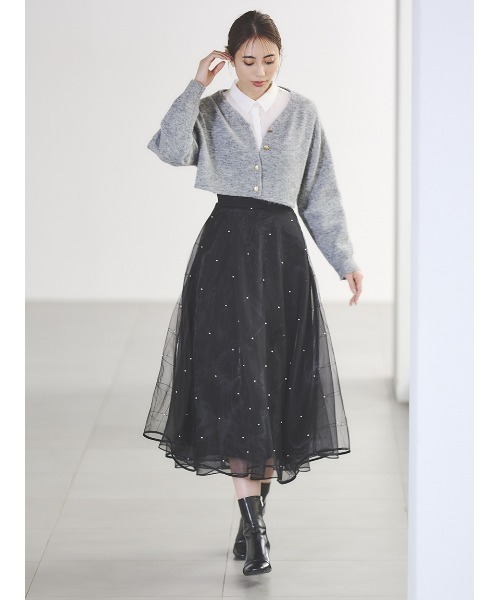 CELFORD（セルフォード）の「バリエチュールフレアスカート（スカート
