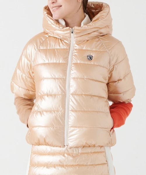 【タグ付き新品未使用】　アルチビオ　メタリックキルト保温ブルゾン　38サイズ メタリックキルト保温ブルゾン|アルチビオ-アウトレット- - ゴルフ