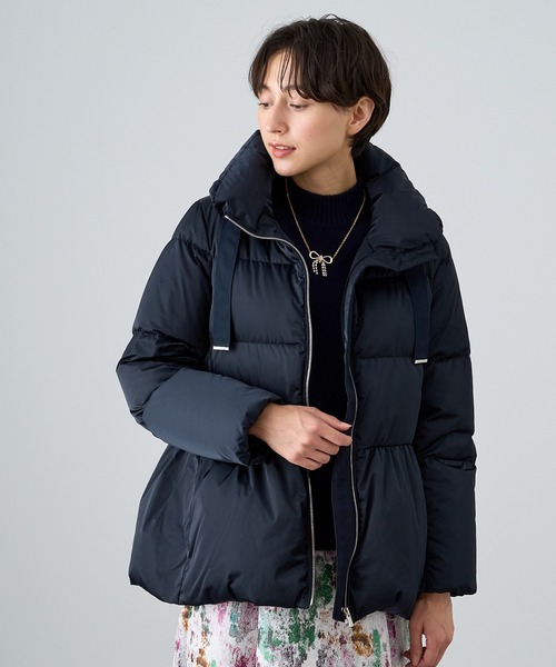 ANAYI（アナイ）の「ソロサテンペプラムダウンコート（ダウン