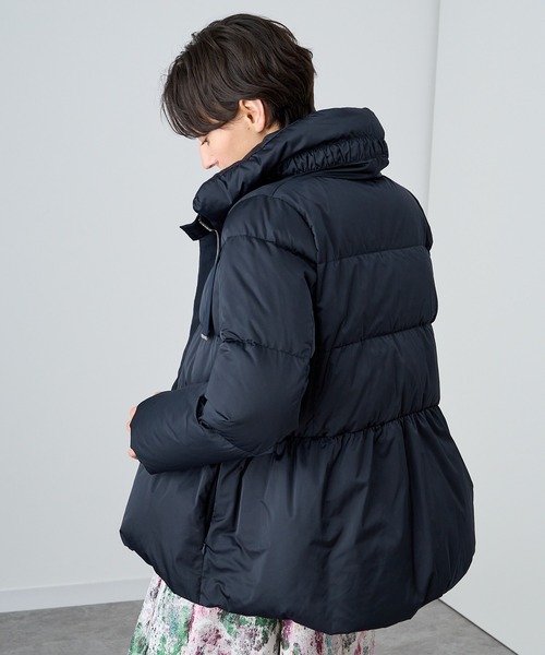 ANAYI（アナイ）の「ソロサテンペプラムダウンコート（ダウン