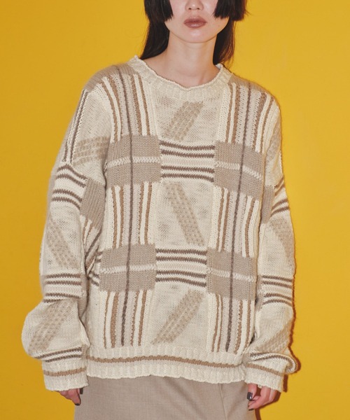 TODAYFUL（トゥデイフル）の「TODAYFUL Geometric Hand Knit ジオ