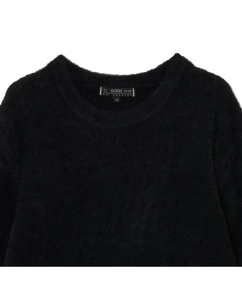 JOSIAH Crew Neck Furry Sweater ニット セーター | GUESS(ゲス) JAPAN