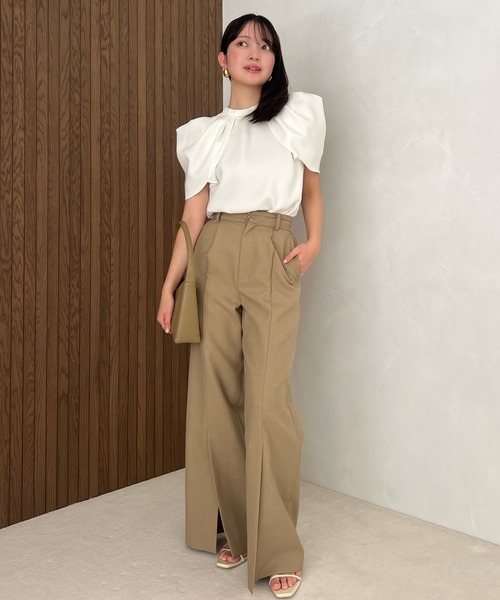 フォルムショルダーブラウス（シャツ/ブラウス）｜anuans（ア