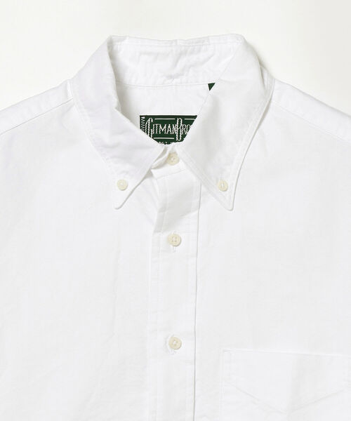 Gitman Vintage / オックスフォード ボタンダウンシャツ ホワイト＜MEN