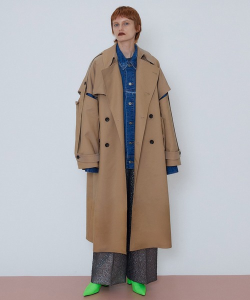 MAISON SPECIAL（メゾンスペシャル）の「2way Over Middle Trench Coat